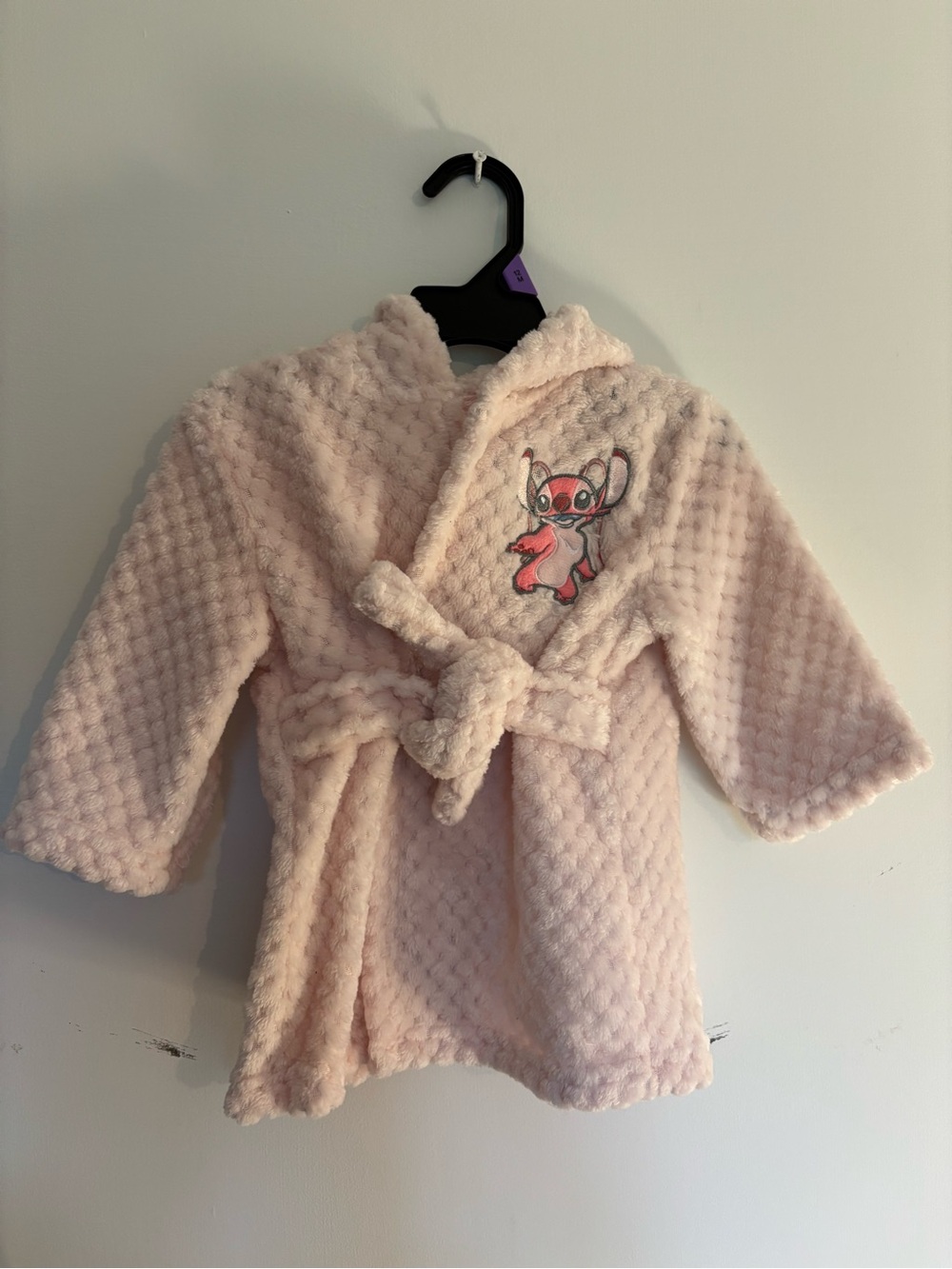 Disney Baby Stitch Plush Hooded Bathrobe